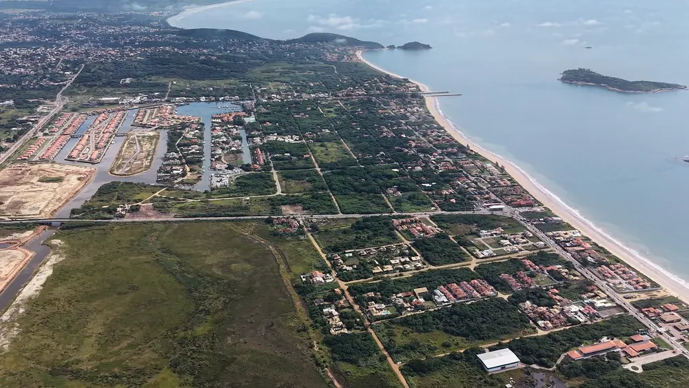 Vista aérea do Bairro da Marina com a localização do Paineiras, do Clube Aretê, da Escola Dominus, do Posto Bellas e da ilha do Nas Rocas